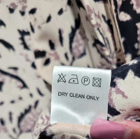 Chaser Silk Crepe De Chine Kimono Floral Print Size M - Picture 3 of 5